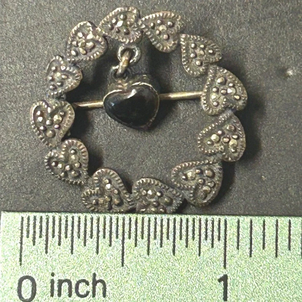 Unbranded vintage marcasite